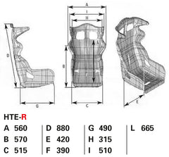 OMP racing seat HTE-R