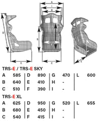 OMP Rennsitz TRS-E XL