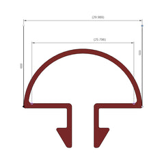 Cable duct set for Alu Rigs Nut 8