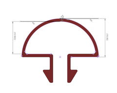 Cable duct set for Alu Rigs Nut 8