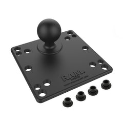RAM Mounts VESA Plate (75x75 and 100x100 mm Hole Pitch) - C-Ball (1.5 inch), in Polybag