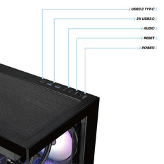 Blue Treant 5060Ti Black LCGS Gaming PC