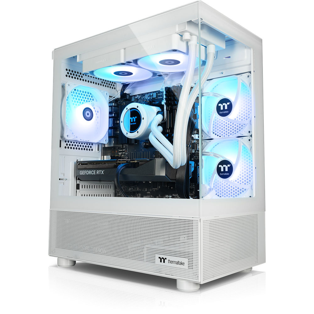 Cyan Skirja 5060Ti Snow White LCGS Gaming PC