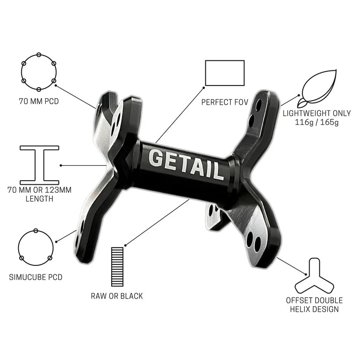 G1 HUB 70mm Black