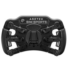 Asetek SimSports Invicta Formula Steering Wheel, 4.3-inch LCD, USB-C - Black on Black Edition