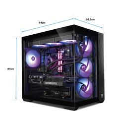 Purple Behemoth RTX 5070TI Black LCGS Gaming PC