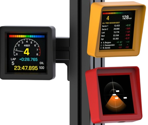 CustomLayer SimFlag TFT Flaggenanzeige Schwarz