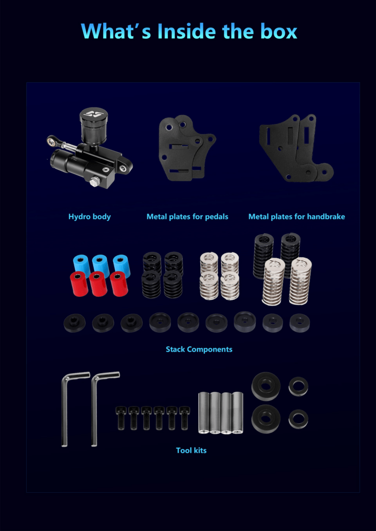 Hydro-Link Pro Kit (A-HPK) für Simnet SP-Pedal und SHB-Handbremse - Image 5