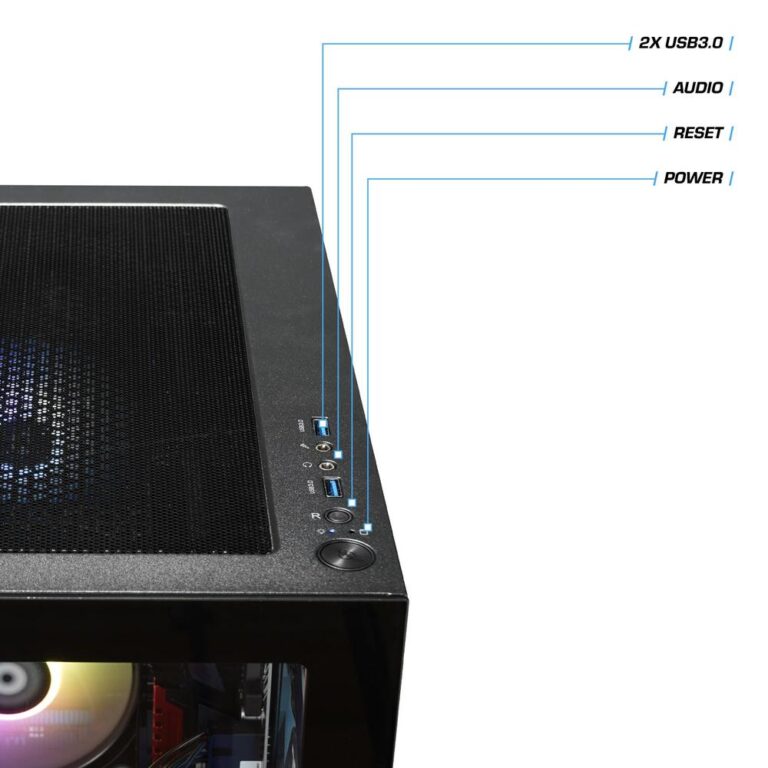 Dark Shadow 5060Ti Black LCGS Gaming PC - Image 4
