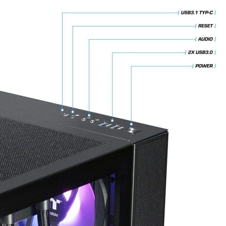 Purple Leviathan RTX 5080 Black LCGS Gaming PC - Image 4