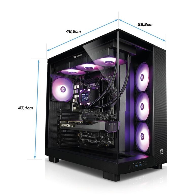 Purple Pixie King 5070TI Black LCGS Gaming PC - Image 3