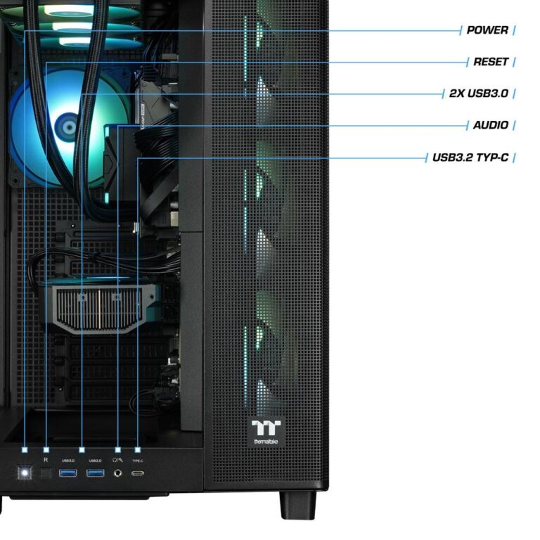 Purple Pixie King 5070TI Black LCGS Gaming PC - Image 4